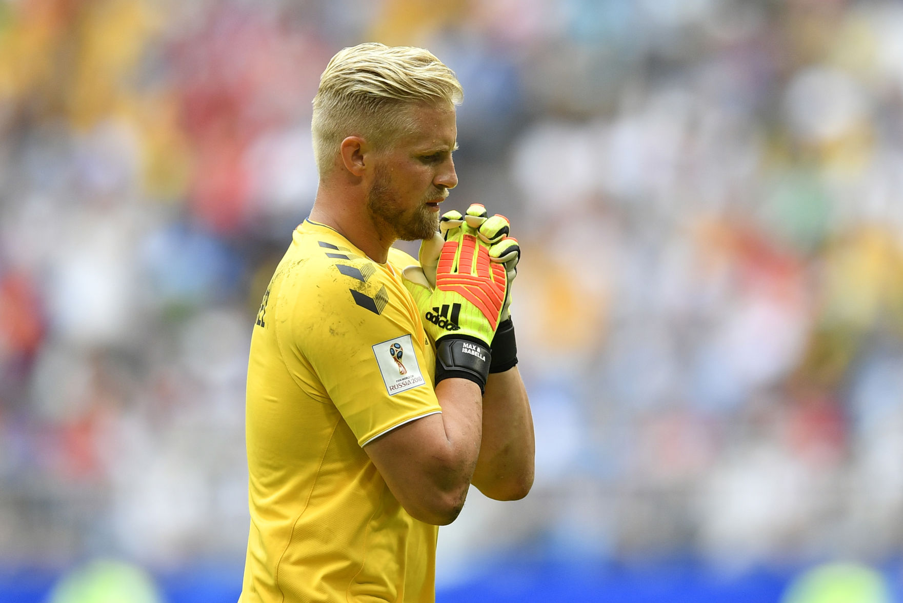 Denmark goalie Kasper Schmeichel